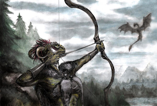 Lizard hunts Lizard