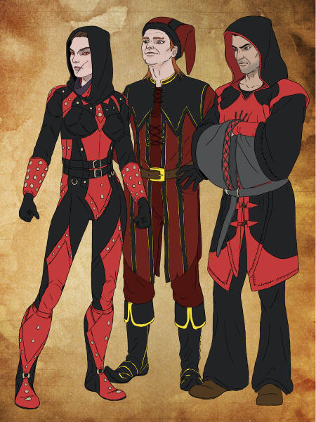 Three assassins