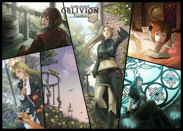 Oblivion kawaii art :3