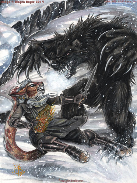 The many dangers of Skyrim by Huskie