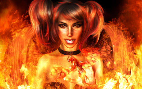Take my hand and feel the heat!