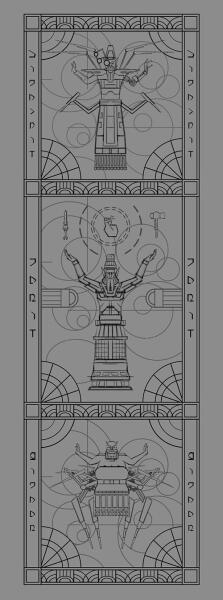 Dwemer mural (Двемерские фрески)