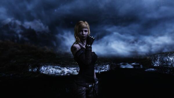 Magic night in Whiterun Hold