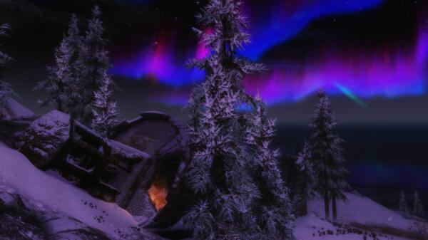 Skyrim (new - 41. Еще немного северного полярного сияния)