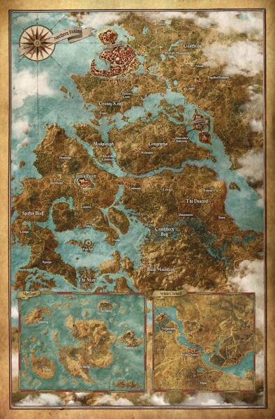 Карта The Witcher 3