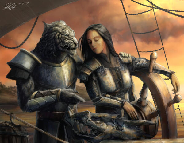Painting ESO Original Characters