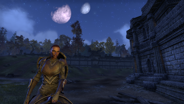 Night over the fort Aleswell