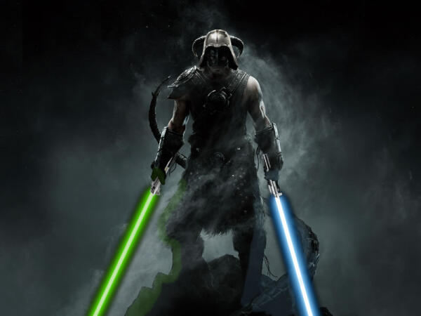 Джеди - Довакин. Скайрим Star Wars