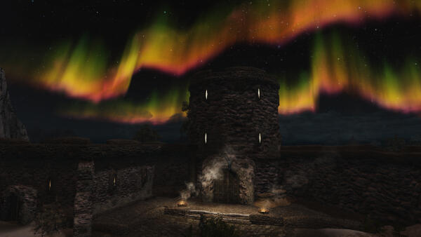 Ночное небо Skyrim