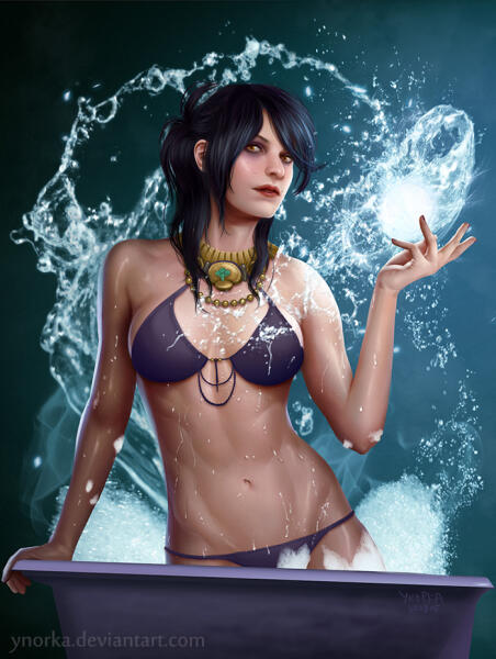 Morrigan's water magic