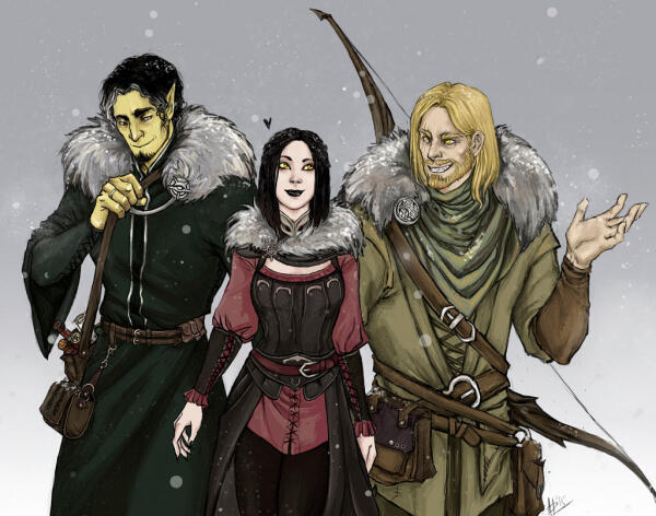 three wise hunters