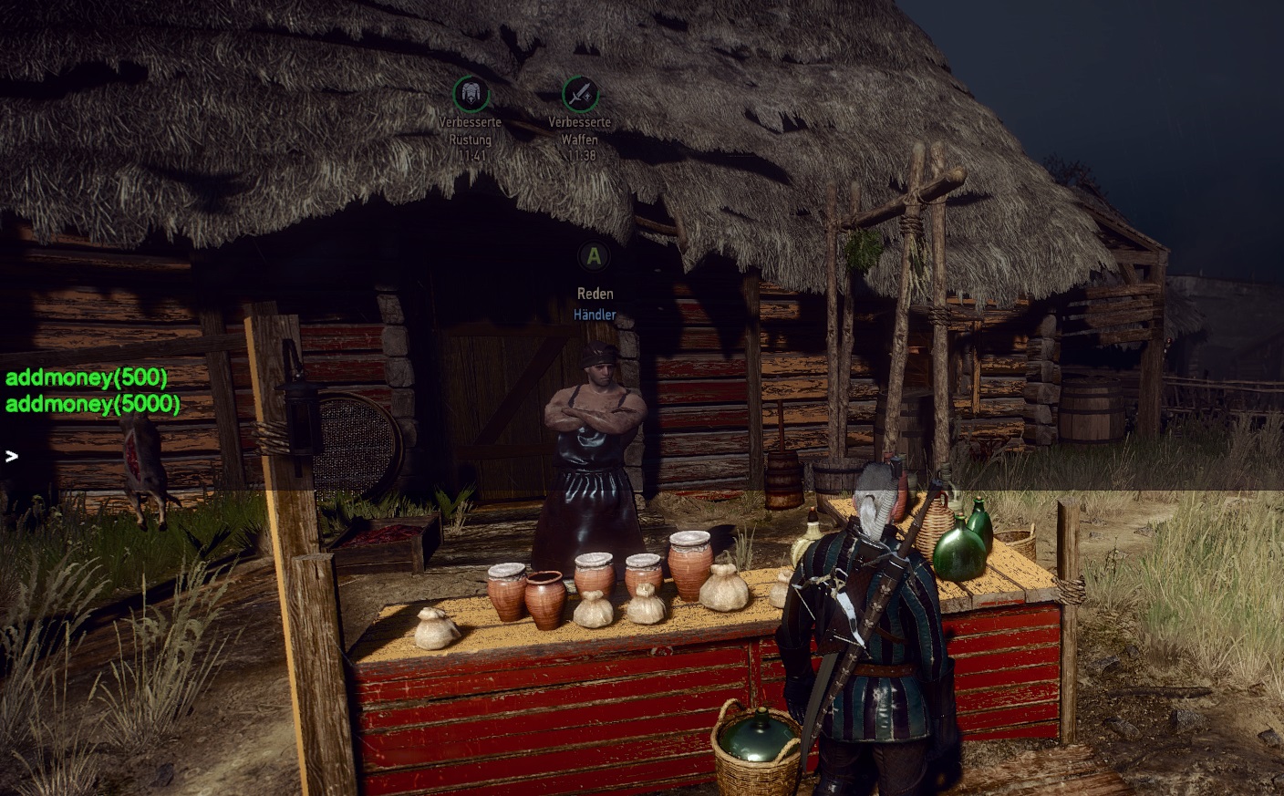 Командная строка для The Witcher 3