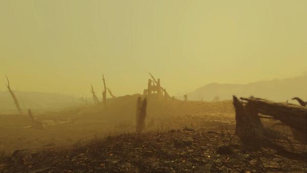 Glowing sea