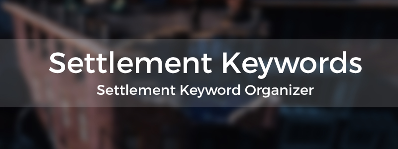 Settlement Keywords - объединение модов на строительство