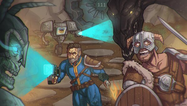 Skyrim Fallout 4 Crossover