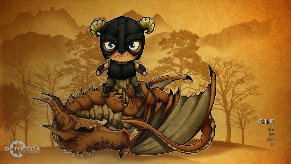 Dovahkiin Chibi Wallpaper