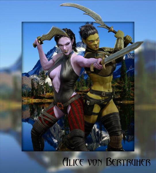 Skyrim Girls: Адренис и Урзулла