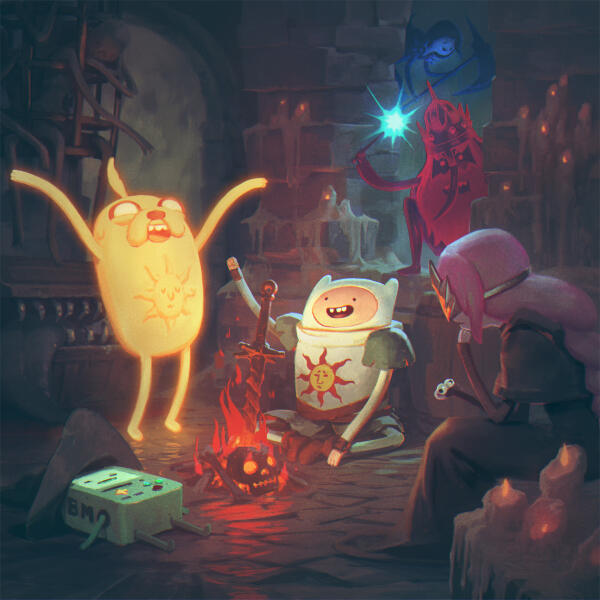 Dark Souls with Finn & Jake