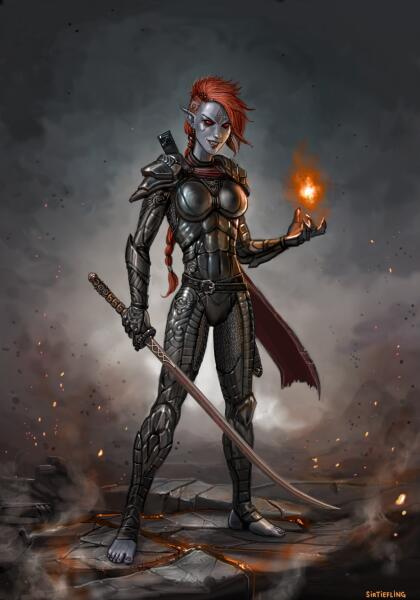 Dunmer Spellsword