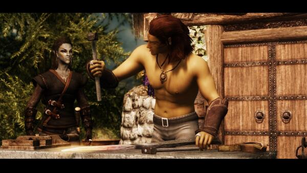 My handsome blacksmith