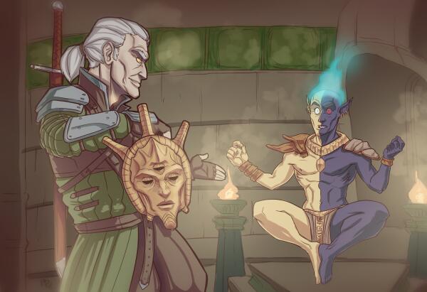 Wtcher and Vivec