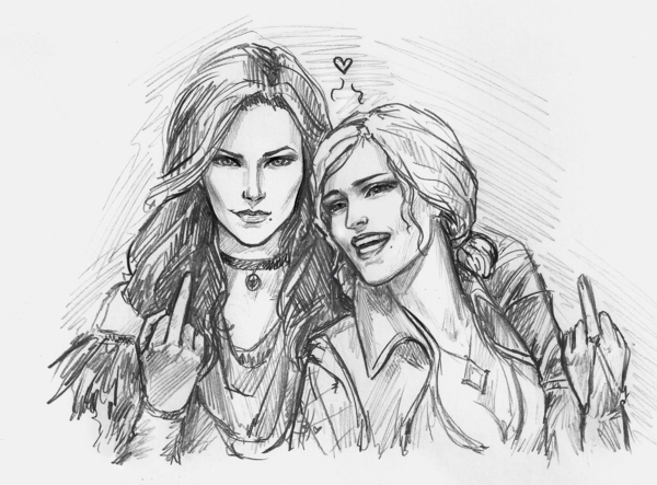 Yennifer and Triss