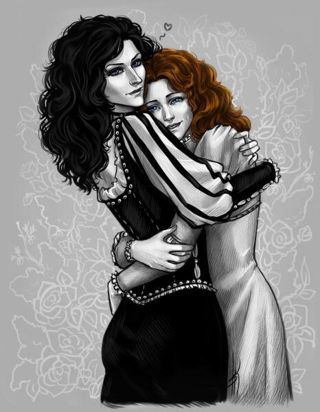 Yennefer and Triss