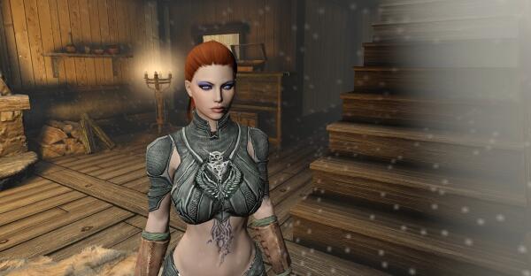 Enderal. Моя г.г. Шейла в своём доме