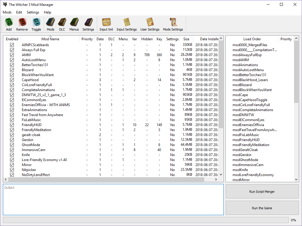 The Witcher 3 Mod Manager