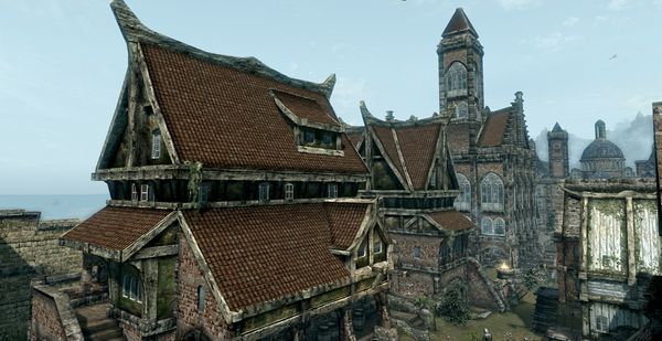 The rooftops of the city