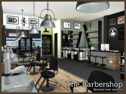 Подробнее о "Мебель для парикмахерской «The Barbershop»"
