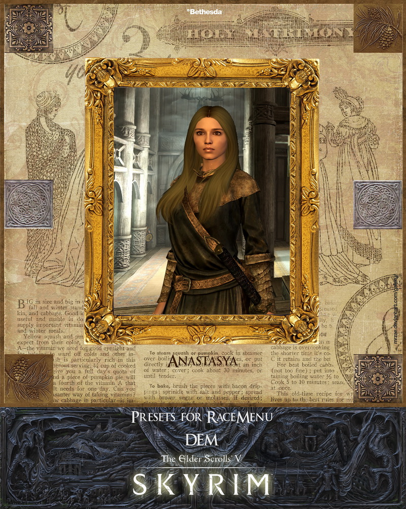Пресет лица для расы [ DEM ] by Krista Анастасия