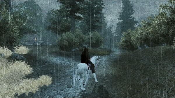 Morning rain.