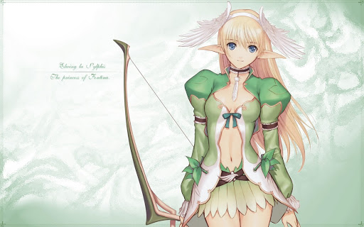 Konachan.com - 49421 blonde_hair blue_eyes bow elwing shining_wind taka_tony weapon.jpg.jpeg