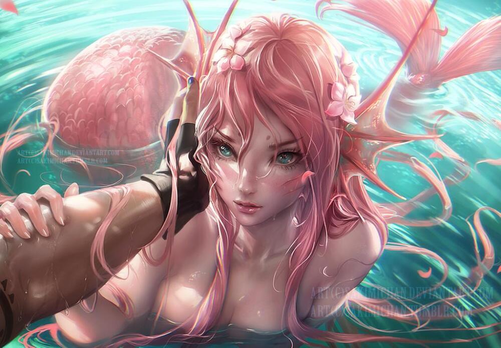mermaid_series___sakura_siren___by_sakimichan-da1xgln.jpg.jpeg