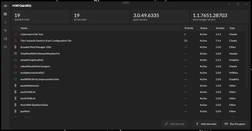 Подробнее о "Cyberpunk 2077 Mod Manager"