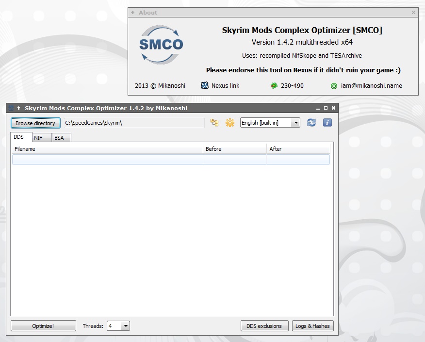 Skyrim Mods Complex Optimizer - SMCO