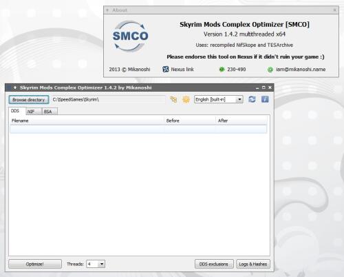 Подробнее о "Skyrim Mods Complex Optimizer - SMCO"