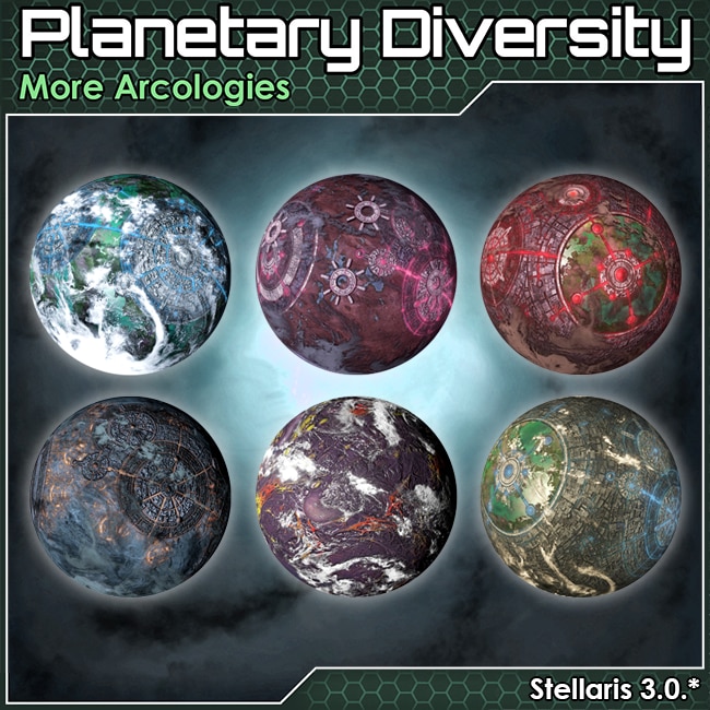 [Addon] Planetary Diversity: More Arcologies