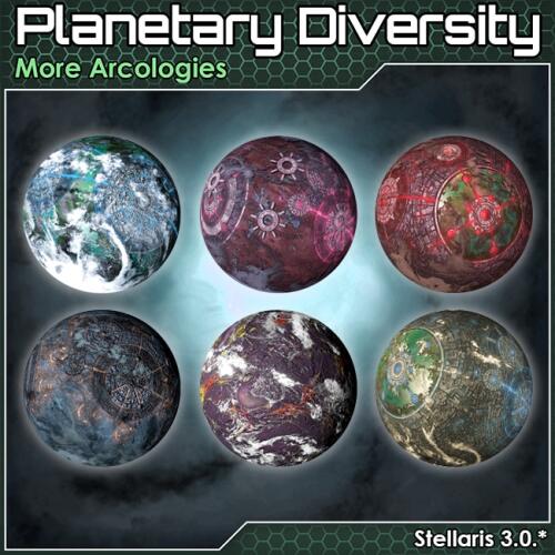 Подробнее о "[Addon] Planetary Diversity: More Arcologies"