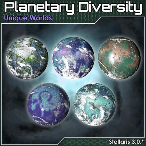 Подробнее о "[Addon] Planetary Diversity: Unique Worlds"