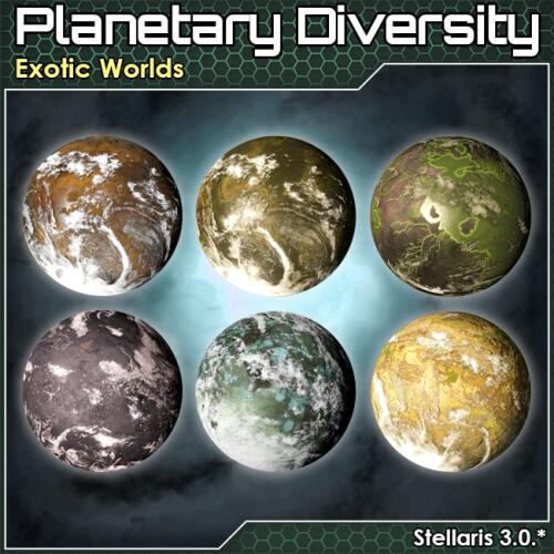 Подробнее о "[Addon] Planetary Diversity: Exotic Worlds"
