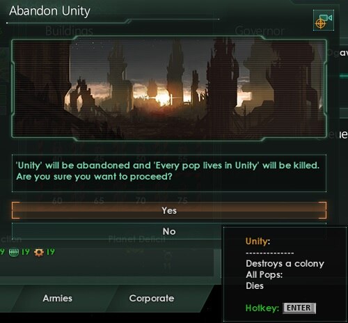 Подробнее о "Abandon Colony / Покинуть колонию"