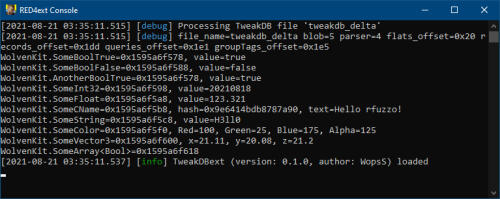 Подробнее о "TweakDBext"