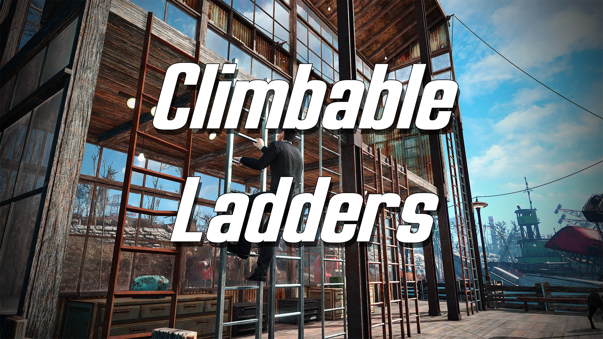 Climbable Ladders for Settlements