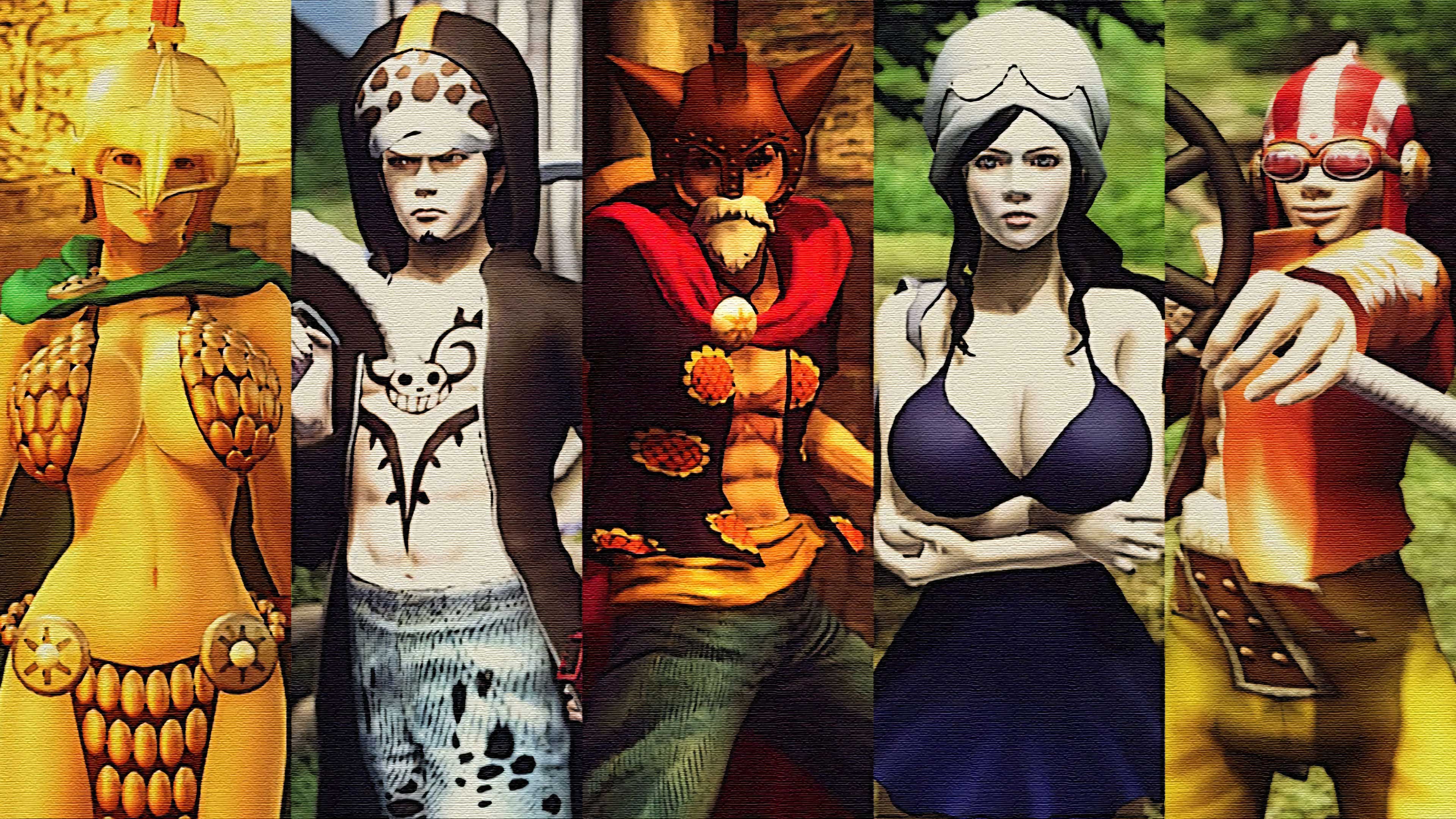 One Piece Series DMRA & RobertMusc Armor Clothing Separated Into Parts