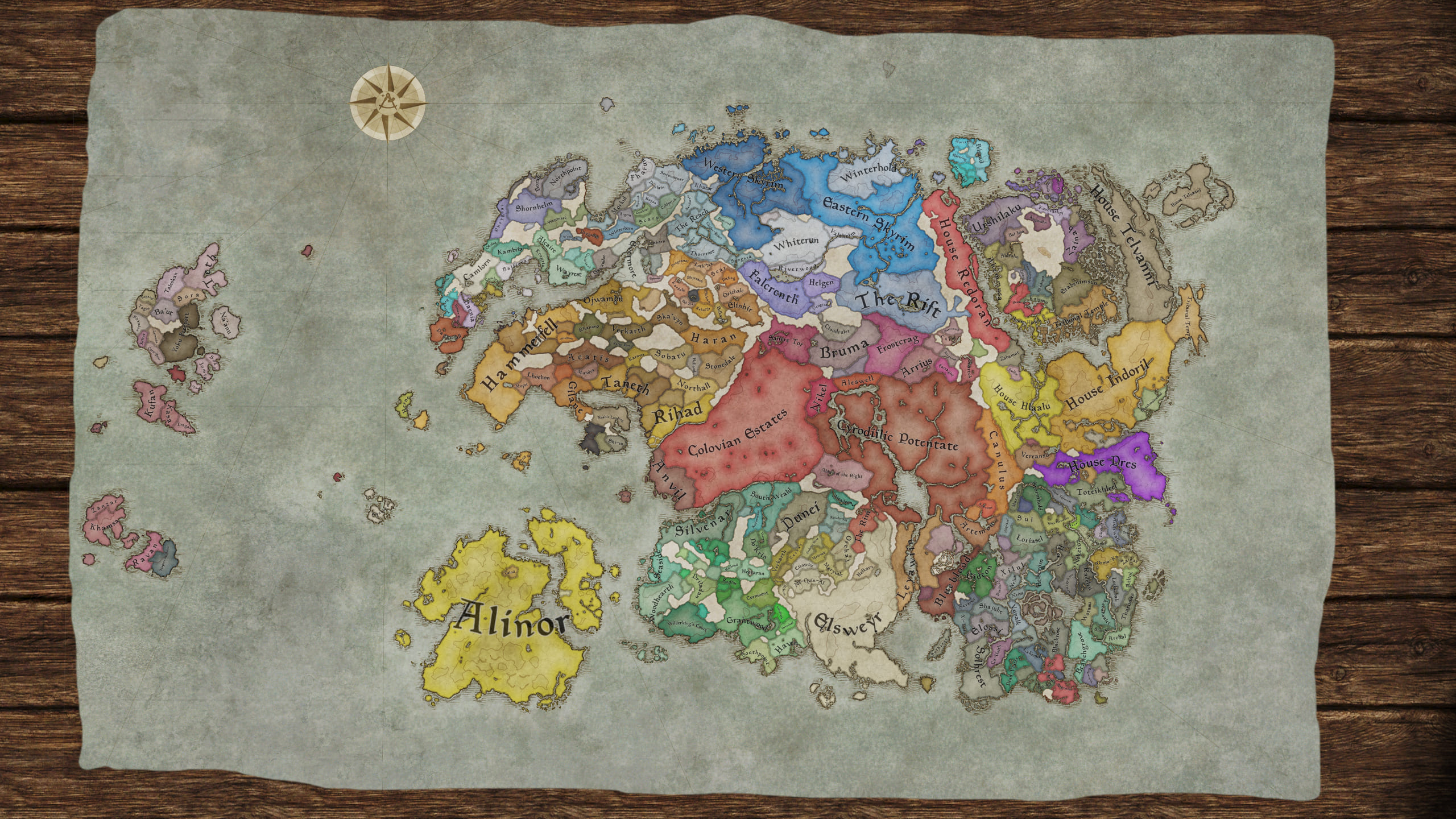 Подробнее о "На Crusader Kings 3 вышел глобальный мод по вселенной Древних Свитков"