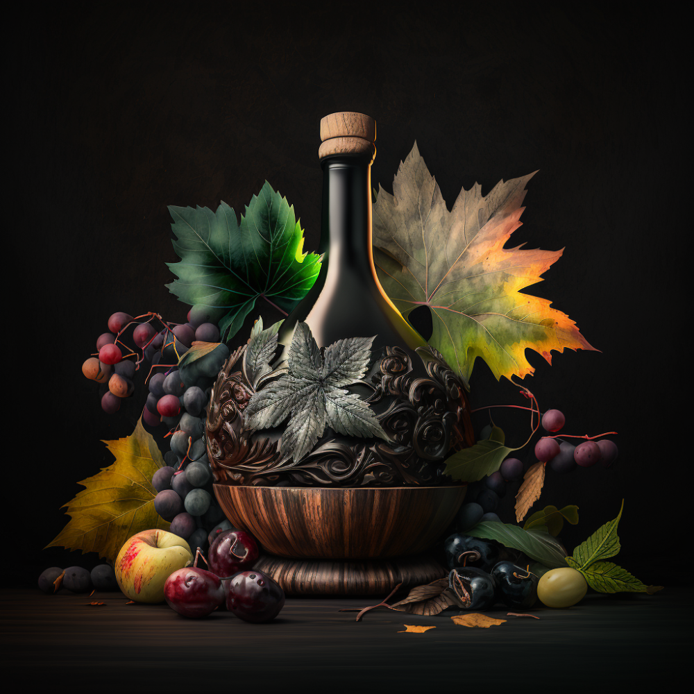 naturmort_naturemort_elegant_bottle_of_wine_in_wooden_bowl_and__a39e460a-6aea-4310-a200-4525500056fe.png.webp.png