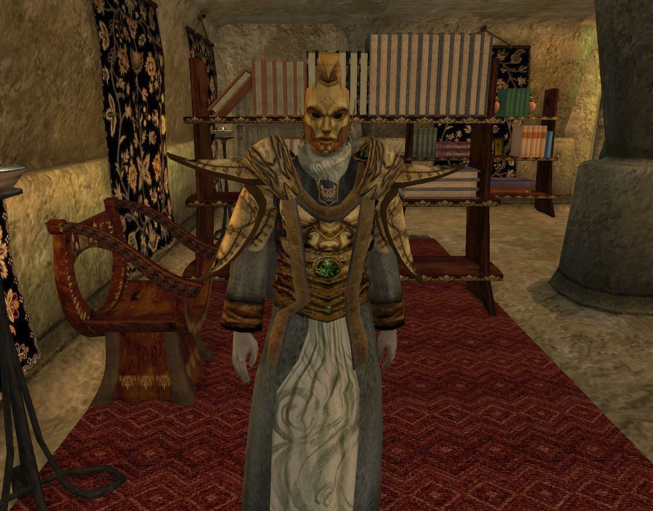 Armored Robes + Indoril Spears