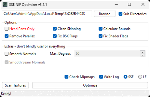 Подробнее о "SSE NIF Optimizer"